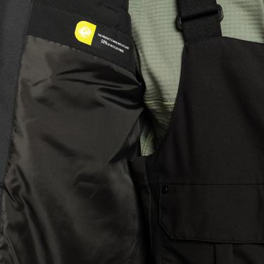  Quiksilver Mission Printed Block Erkek Yeşil Snowboard Ceketi