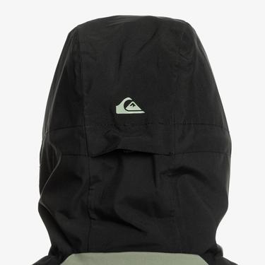  Quiksilver Mission Block Jk Erkek Yeşil Snowboard Ceketi