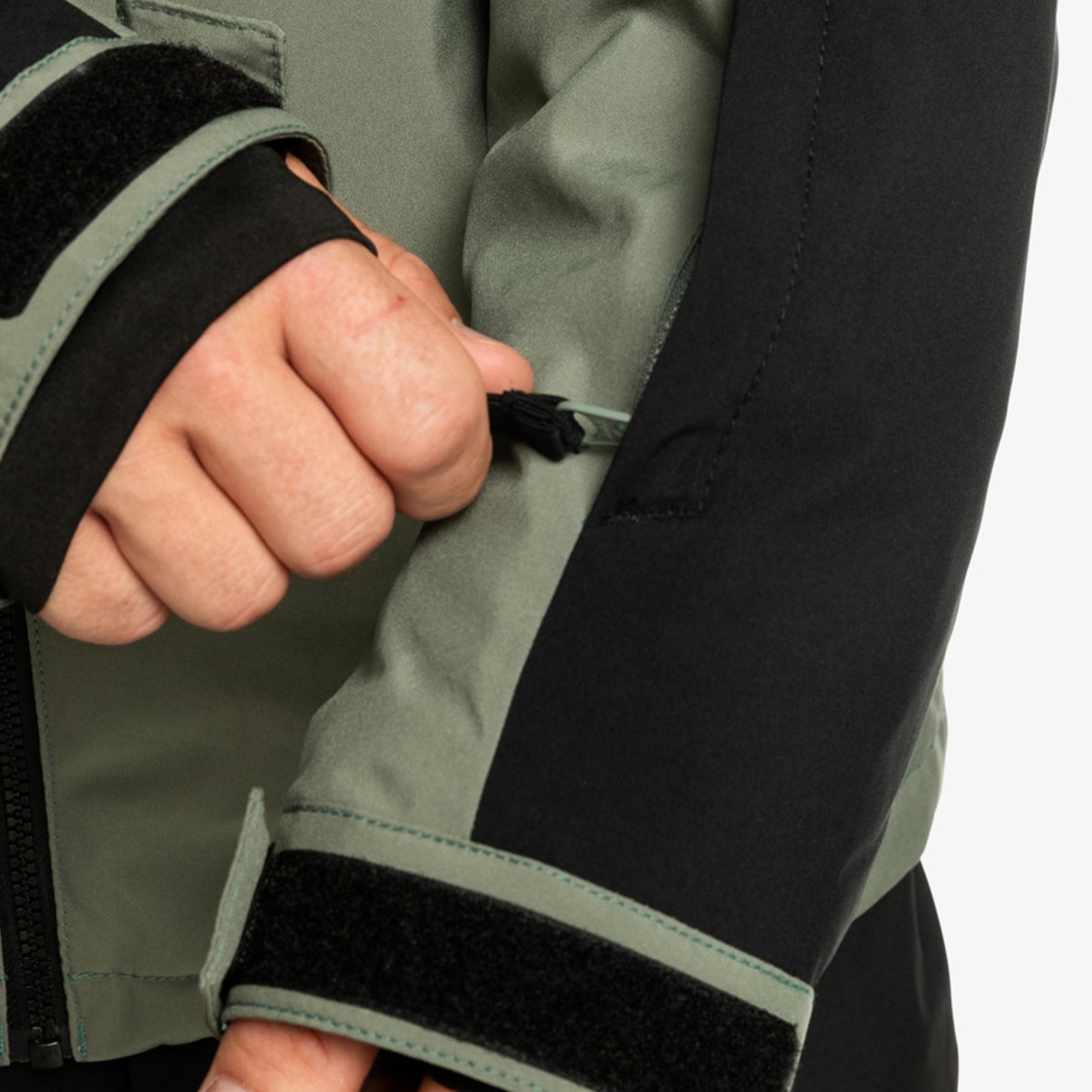 Quiksilver Mission Block Jk Erkek Yeşil Snowboard Ceketi