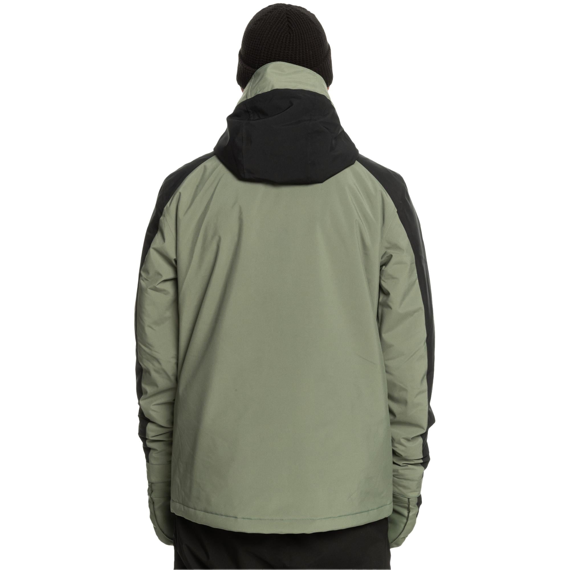 Quiksilver Mission Block Jk Erkek Yeşil Snowboard Ceketi