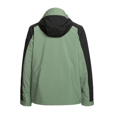  Quiksilver Mission Block Jk Erkek Yeşil Snowboard Ceketi