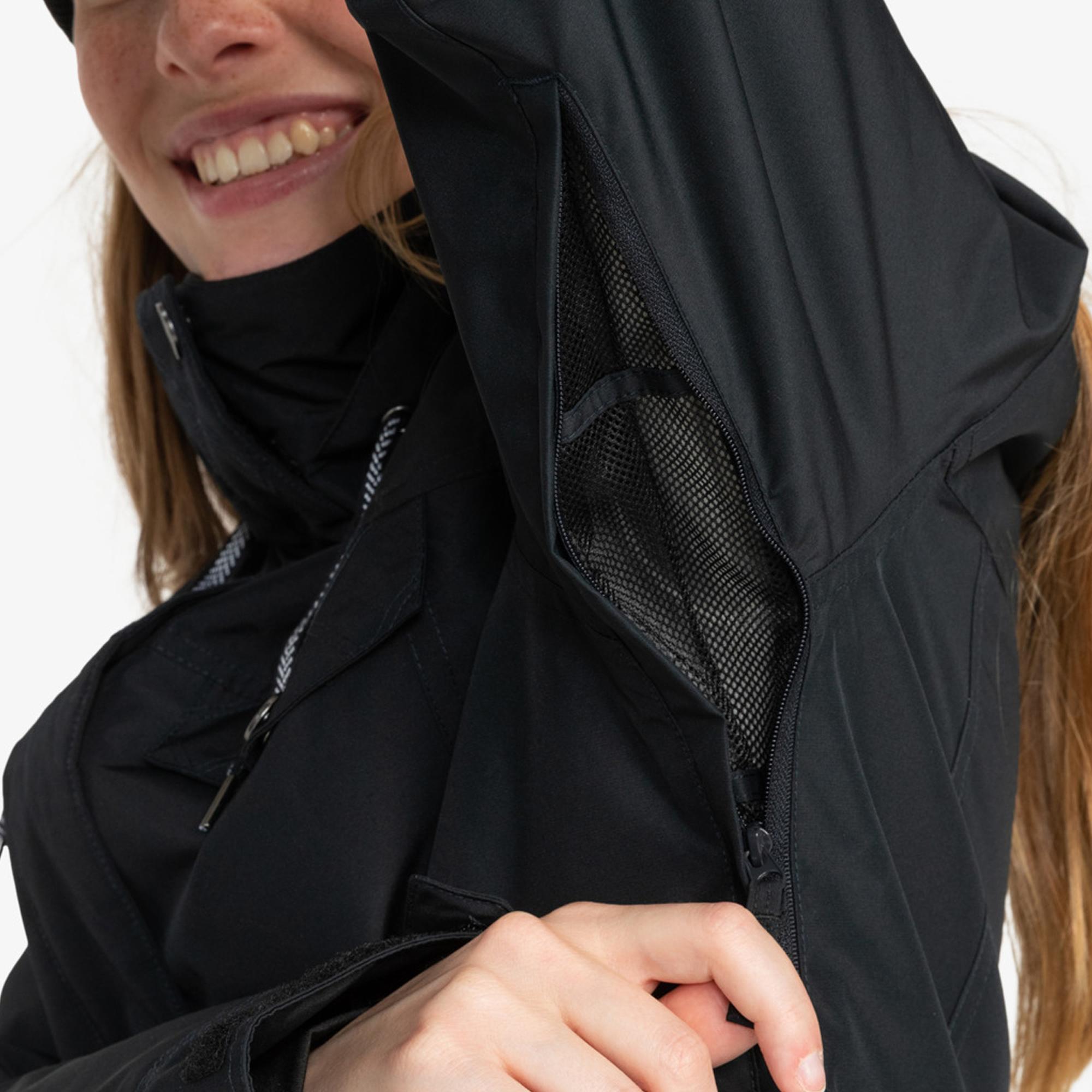 Roxy Kadın Snowboard Ceketi Billie JK Siyah