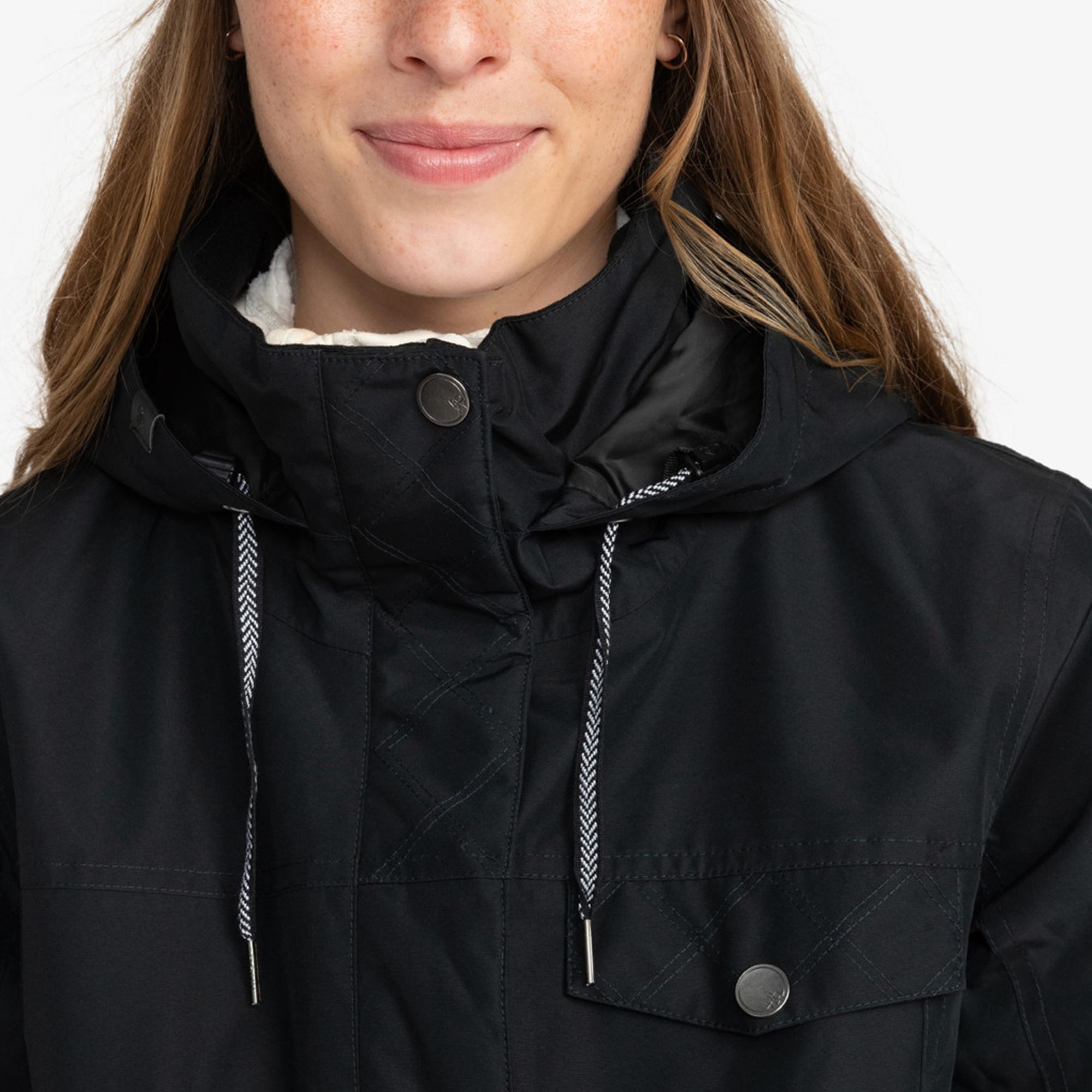 Roxy Kadın Snowboard Ceketi Billie JK Siyah