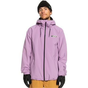  Quiksilver High In The Hood Unisex Mor Snowboard Ceketi
