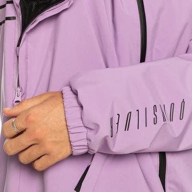  Quiksilver High In The Hood Unisex Mor Snowboard Ceketi