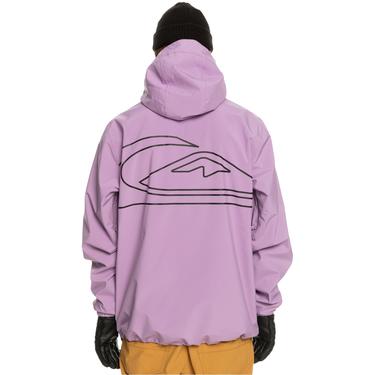  Quiksilver High In The Hood Unisex Mor Snowboard Ceketi