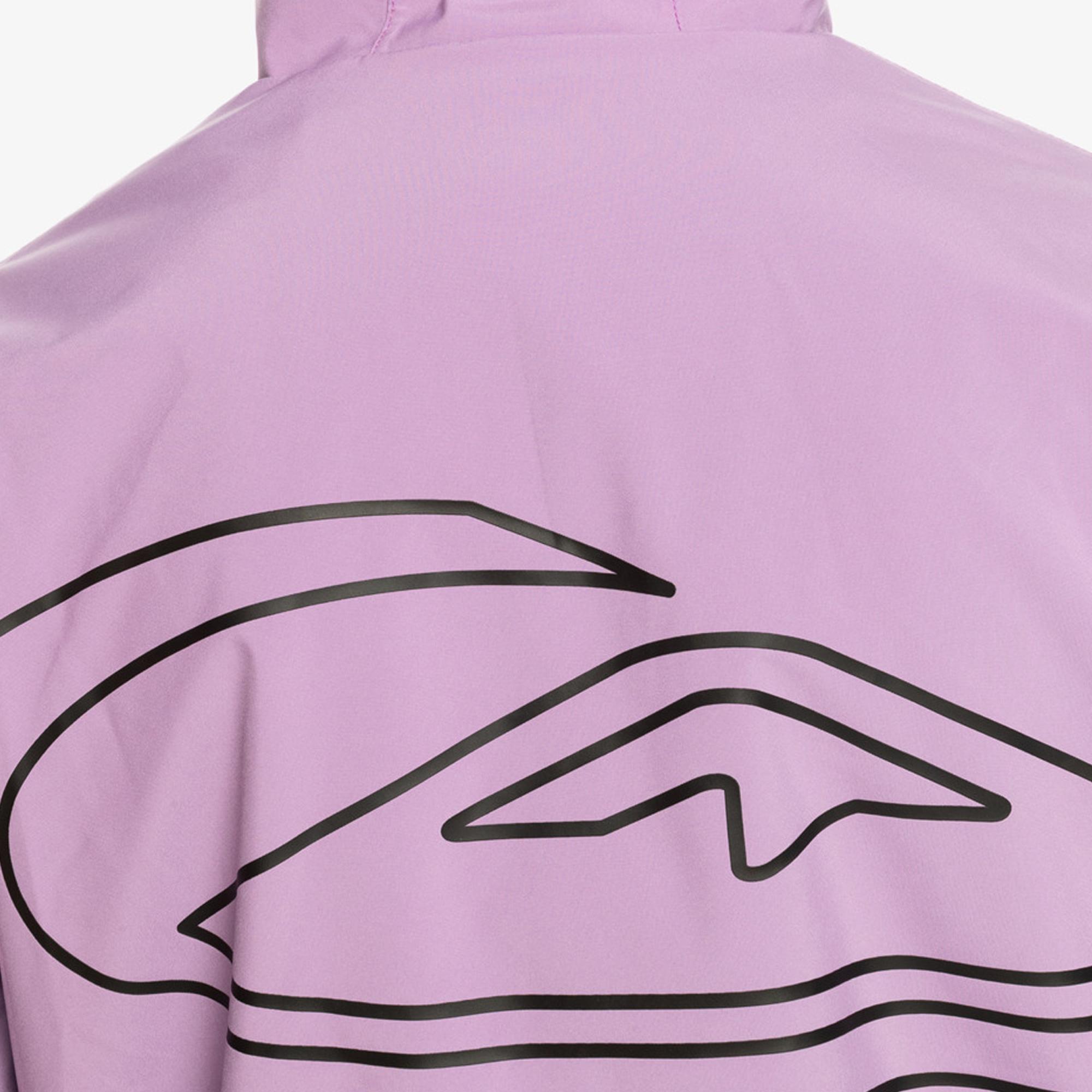 Quiksilver High In The Hood Unisex Mor Snowboard Ceketi