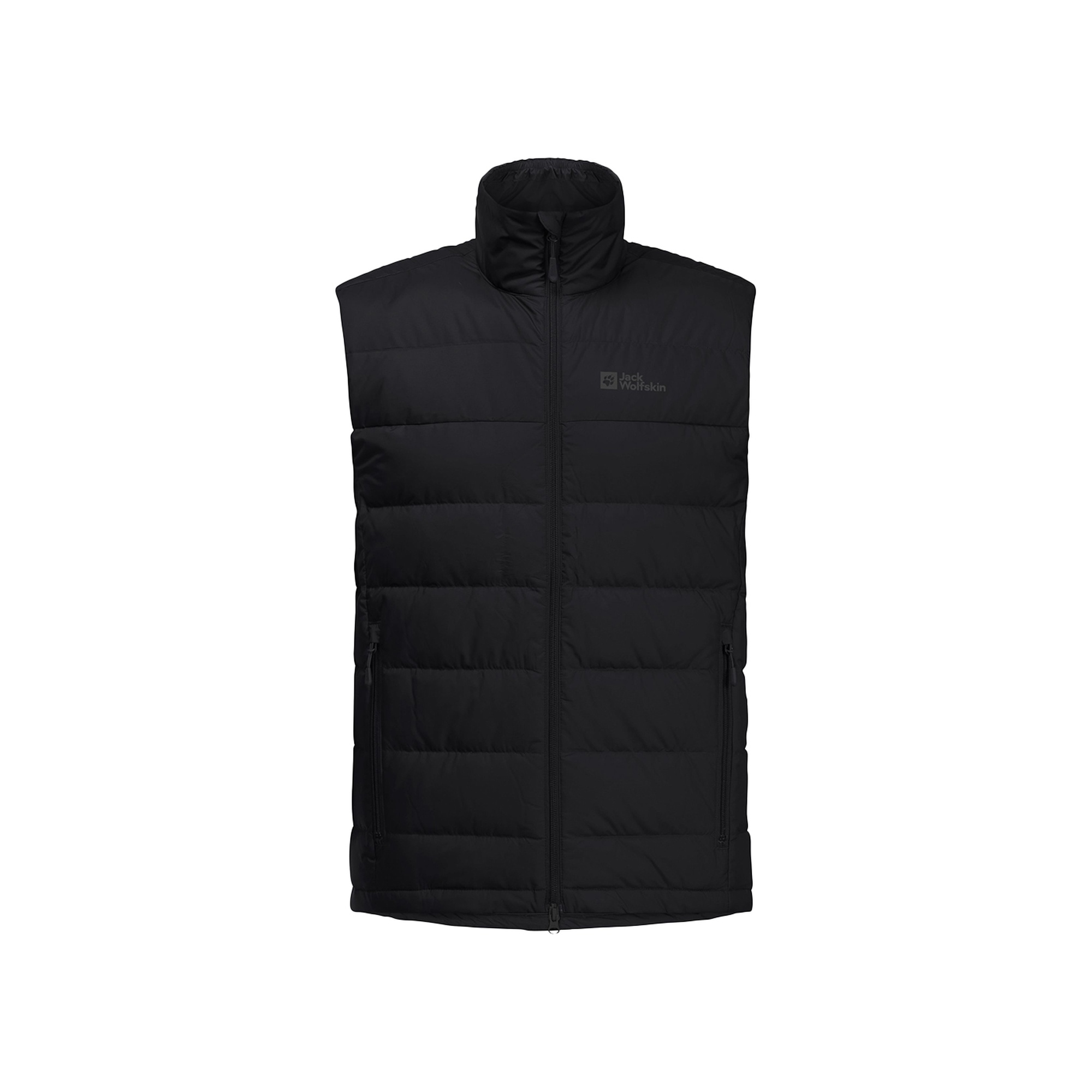 Jack Wolfskin Ather Down Vest Erkek Siyah Yelek