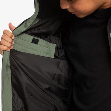  Quiksilver The Edge Youth Erkek Çocuk Yeşil Snowboard Ceketi