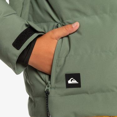  Quiksilver The Edge Youth Erkek Çocuk Yeşil Snowboard Ceketi