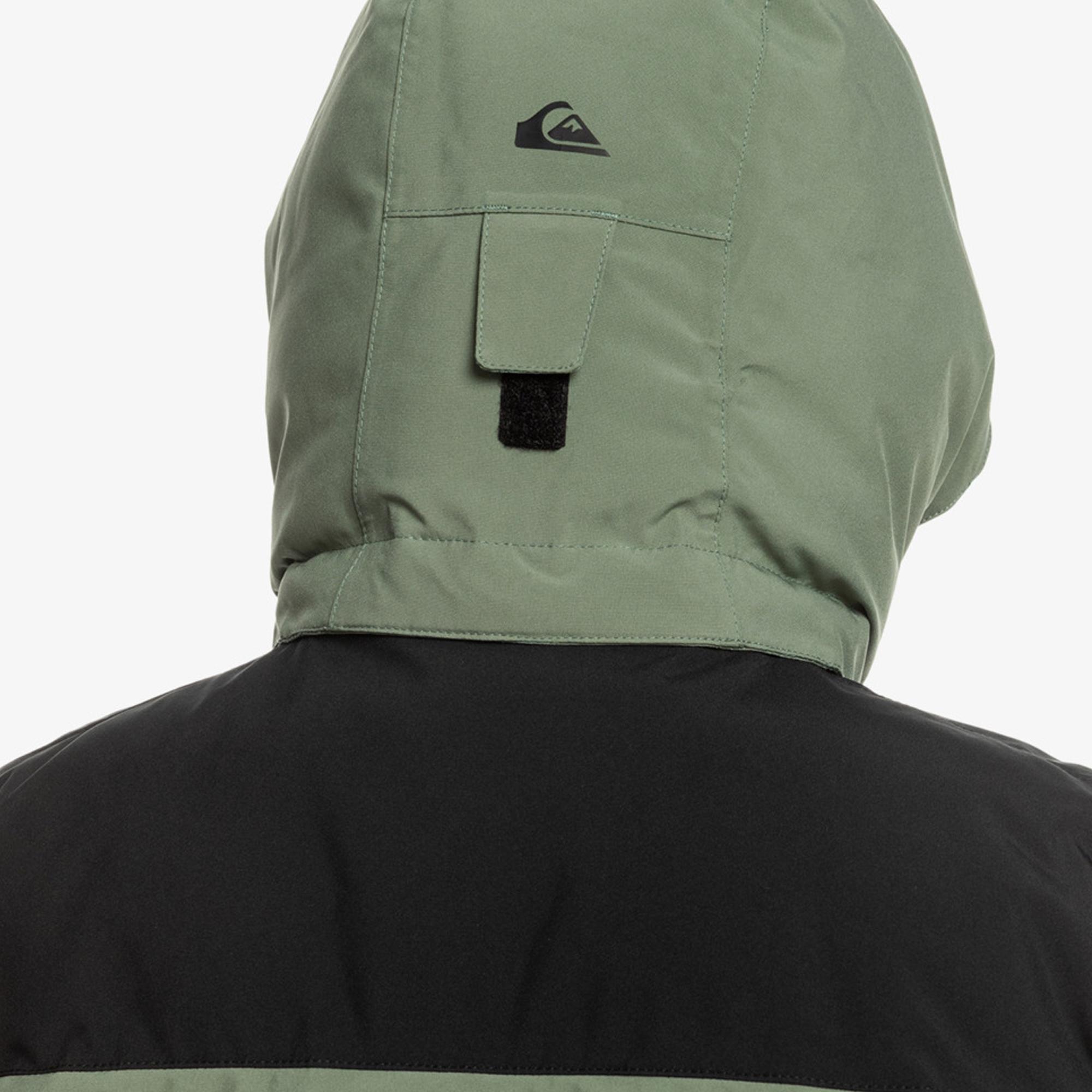 Quiksilver The Edge Youth Erkek Çocuk Yeşil Snowboard Ceketi