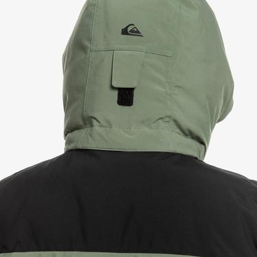  Quiksilver The Edge Youth Erkek Çocuk Yeşil Snowboard Ceketi