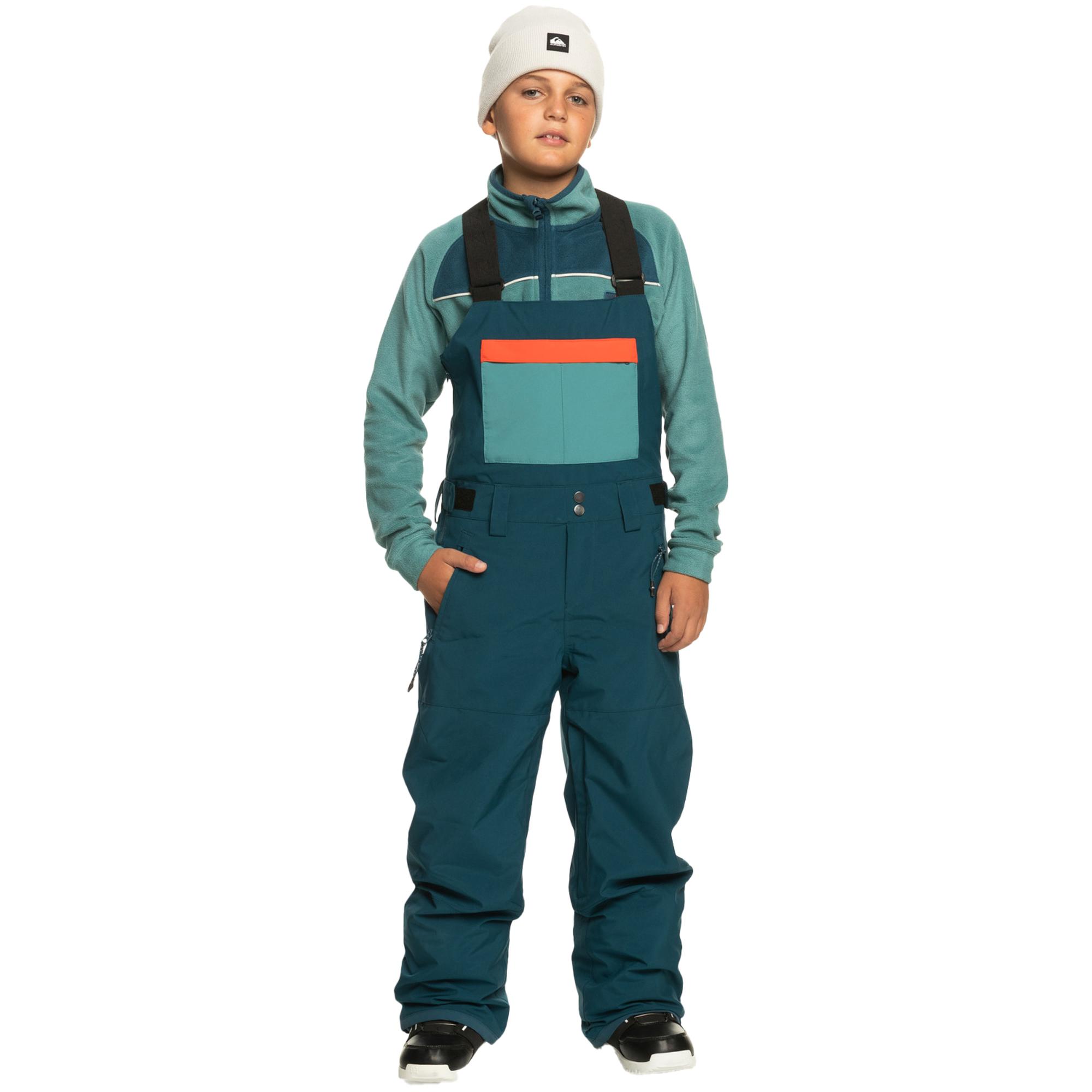 Quiksilver Mash Up Youth Bib Erkek Çocuk Mavi Snowboard Pantolonu