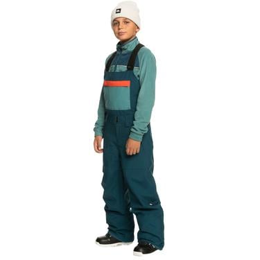  Quiksilver Mash Up Youth Bib Erkek Çocuk Mavi Snowboard Pantolonu