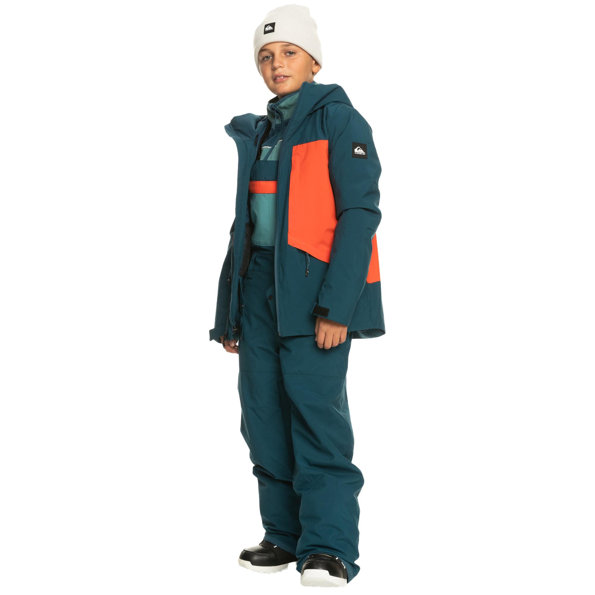 Quiksilver Mash Up Youth Bib Erkek Çocuk Mavi Snowboard Pantolonu
