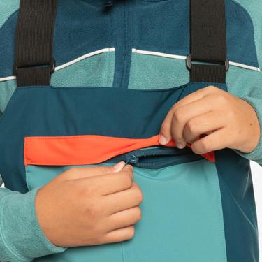 Quiksilver Mash Up Youth Bib Erkek Çocuk Mavi Snowboard Pantolonu