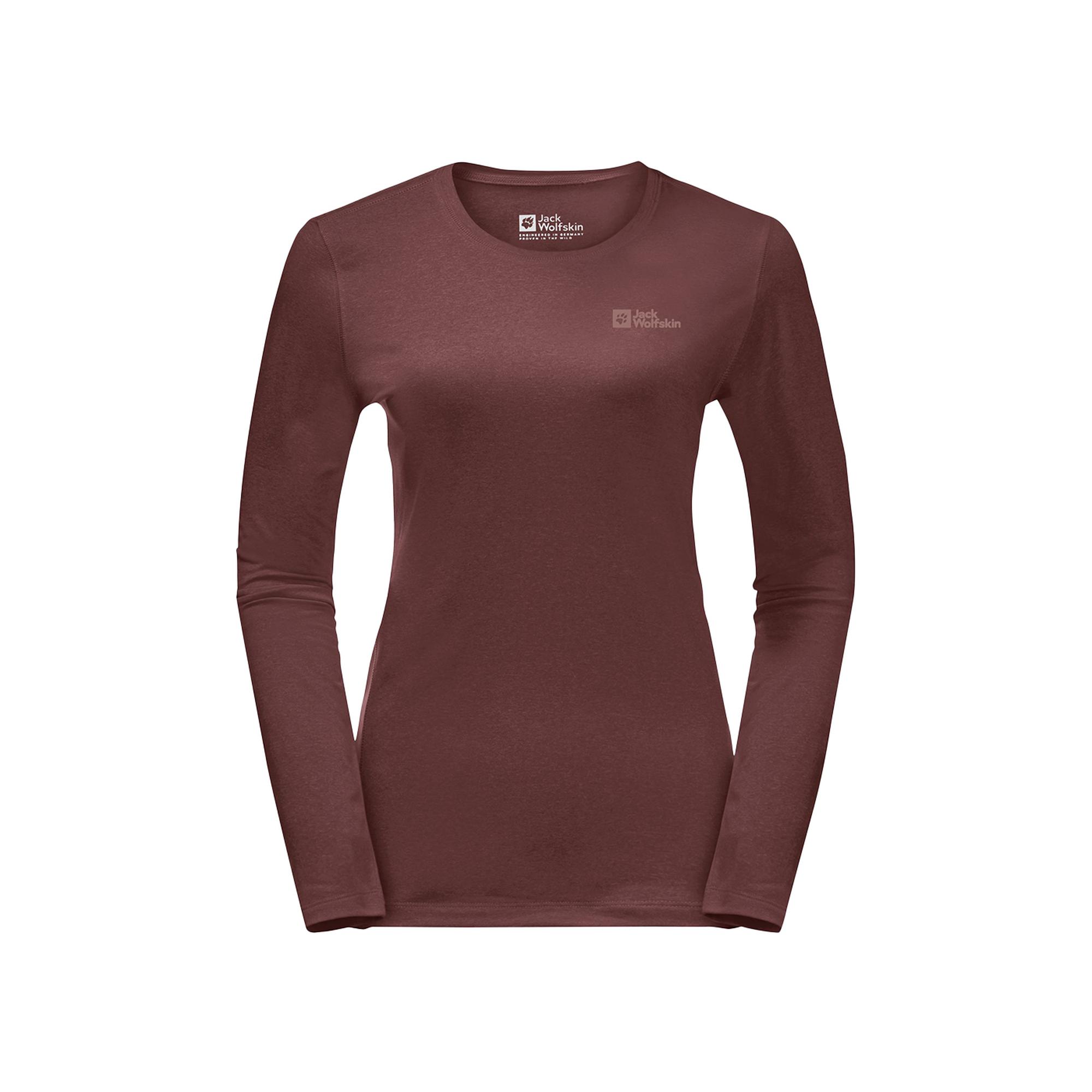 Jack Wolfskin Sky Thermal L/s Kadın Kırmızı İçlik Üst