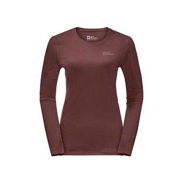  Jack Wolfskin Sky Thermal L/s Kadın Kırmızı İçlik Üst