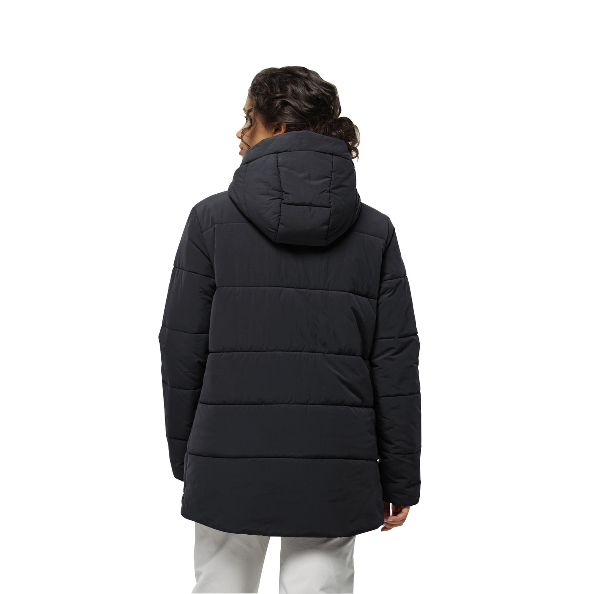 Jack Wolfskin Karolinger Long Kadın Gri Outdoor Ceketi