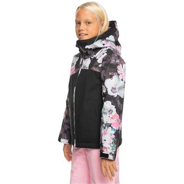  Roxy Greywood Kız Çocuk Siyah Snowboard Ceketi