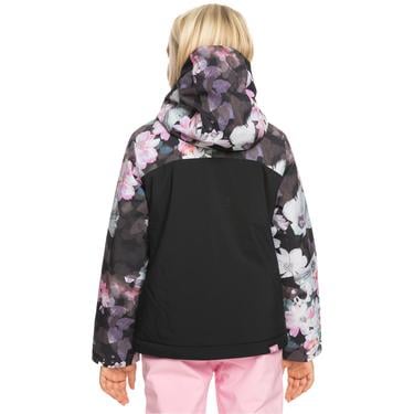  Roxy Greywood Kız Çocuk Siyah Snowboard Ceketi