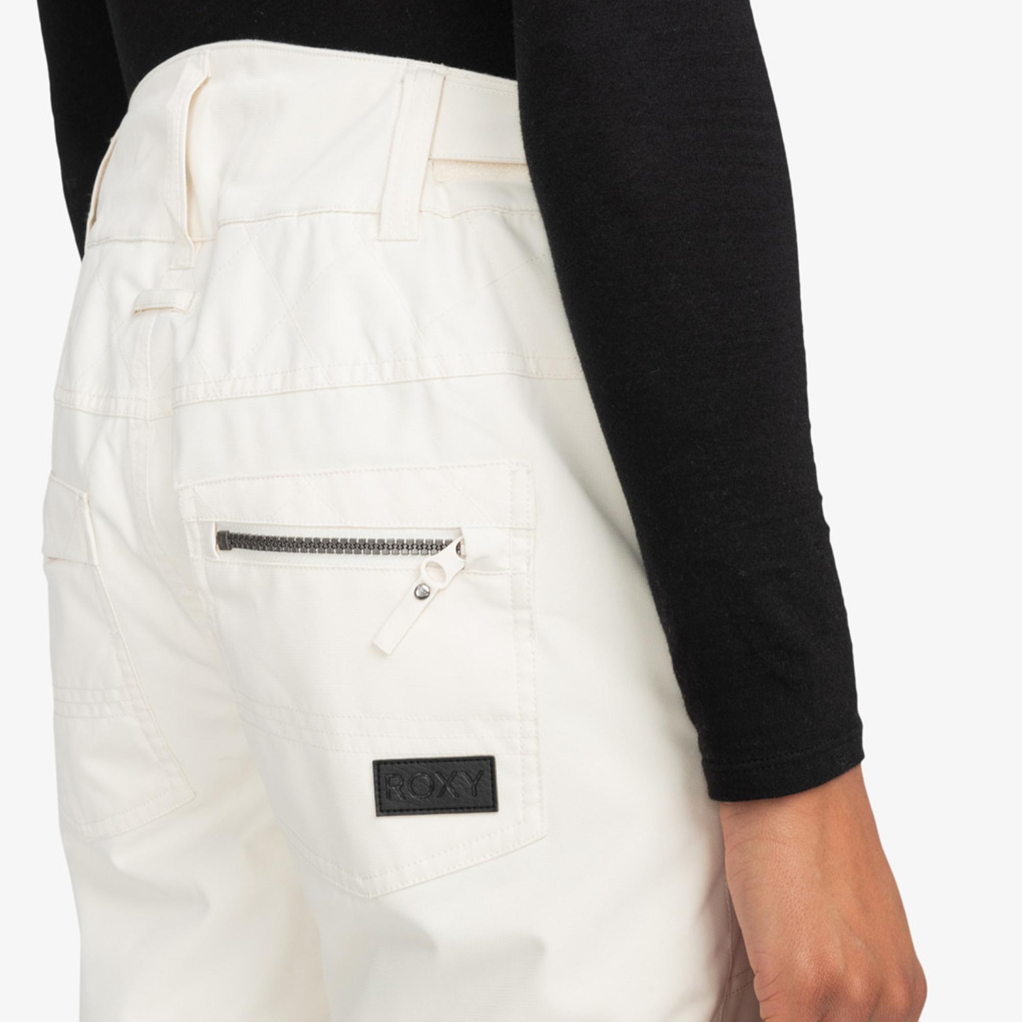 Roxy Nadia Pt Kadın Beyaz Snowboard Pantolonu