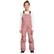 Roxy Non Stop Bib Girl Kız Çocuk Pembe Snowboard Pantolonu