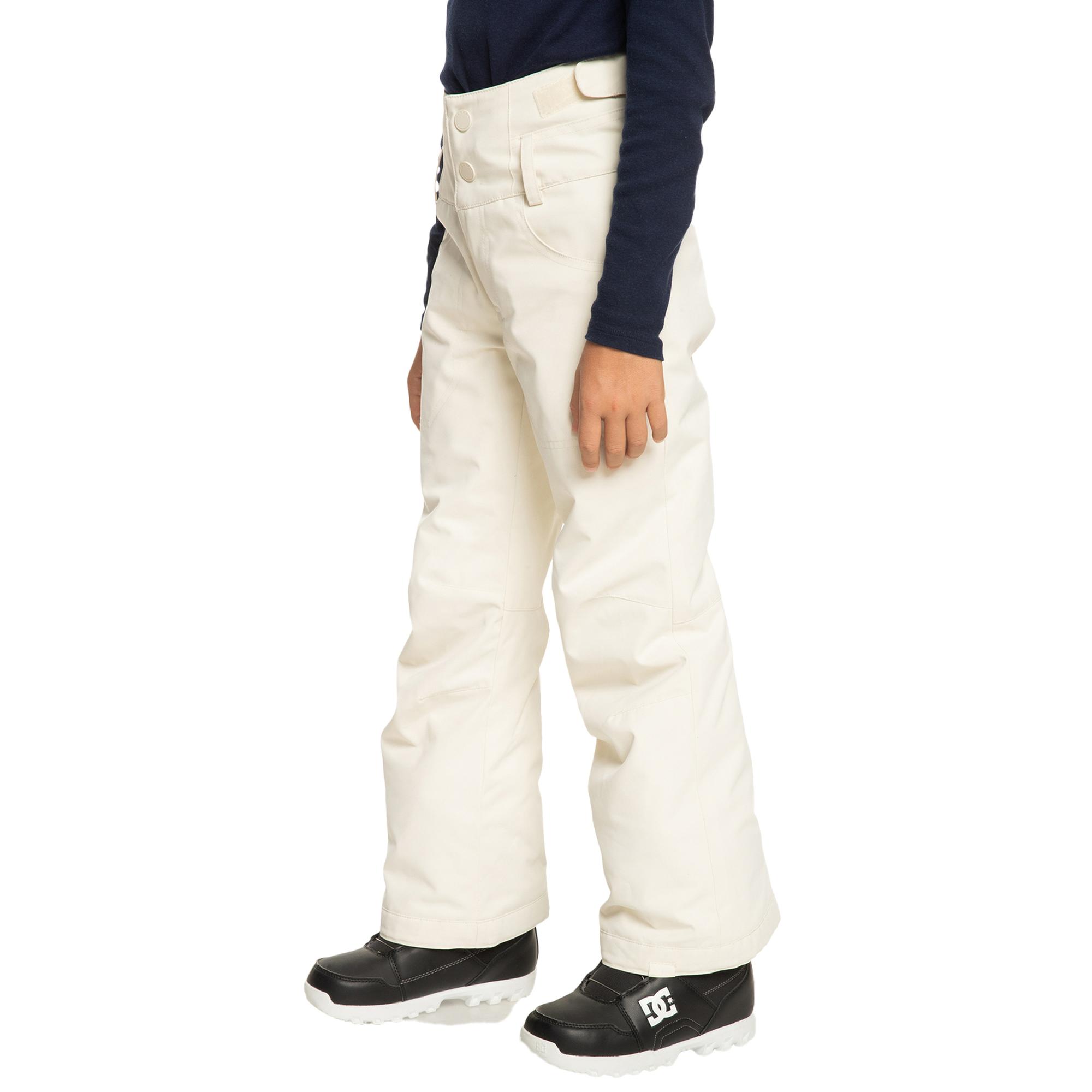 Roxy Diversion Pt Kız Çocuk Beyaz Snowboard Pantolonu