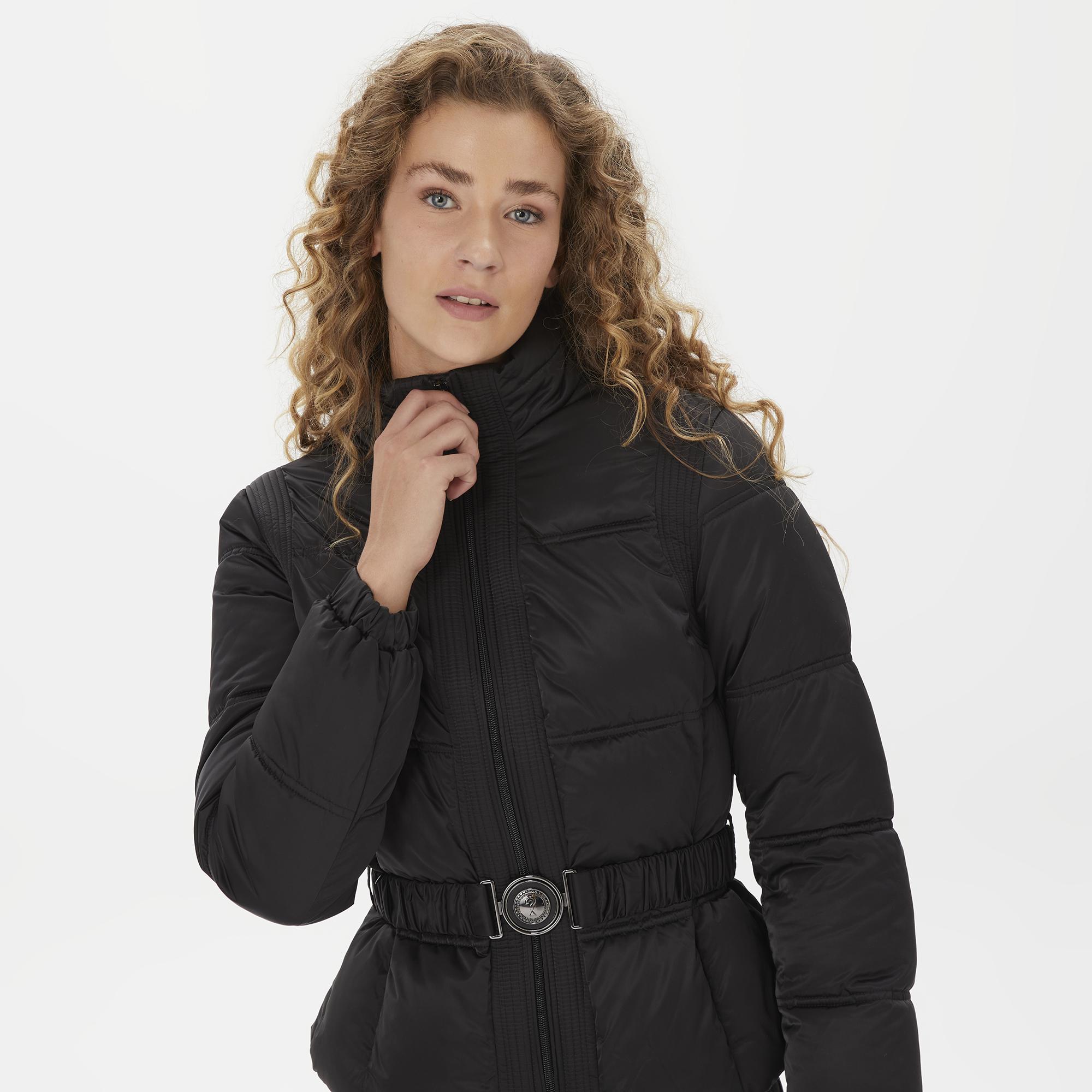 Guess Lucia Bum Puffa Kadın Siyah Mont