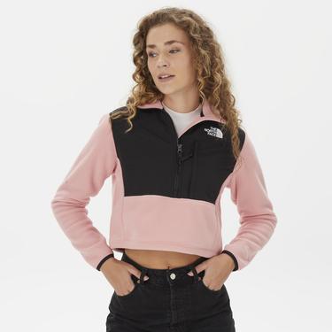  The North Face Denali Crop Kadın Pembe Sweatshirt