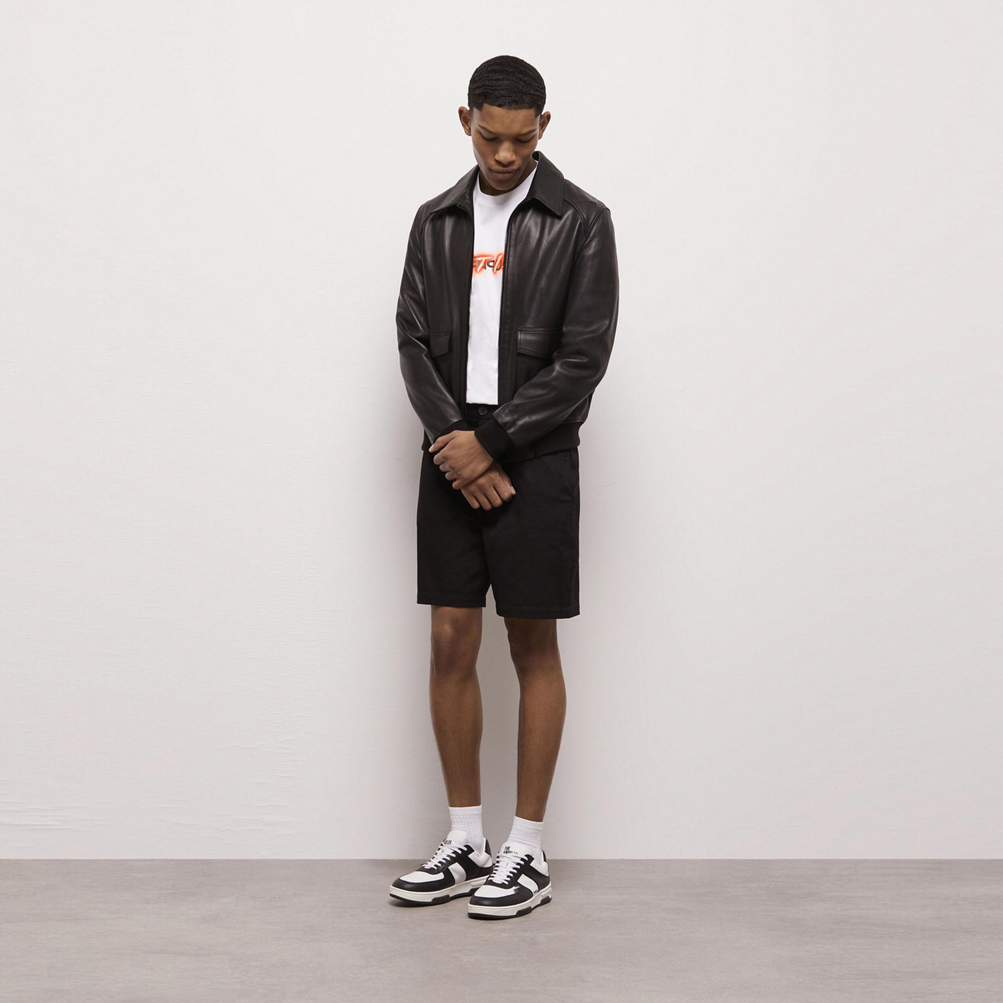 ERKEK BASKILI BEYAZ T-SHIRT