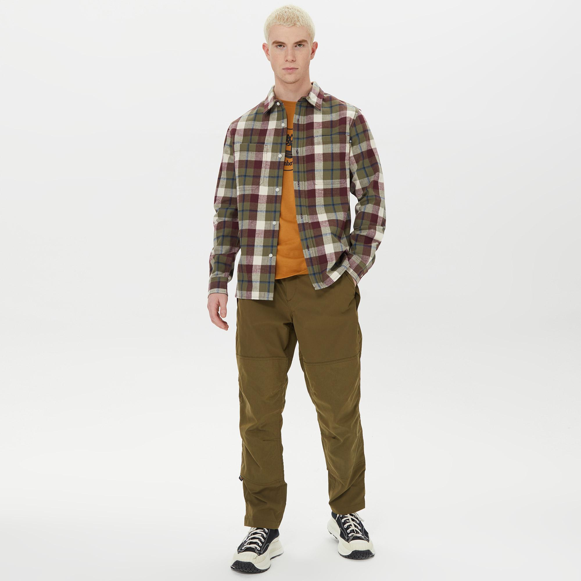 Timberland Ls Windham Heavy Regular Erkek Yeşil Gömlek