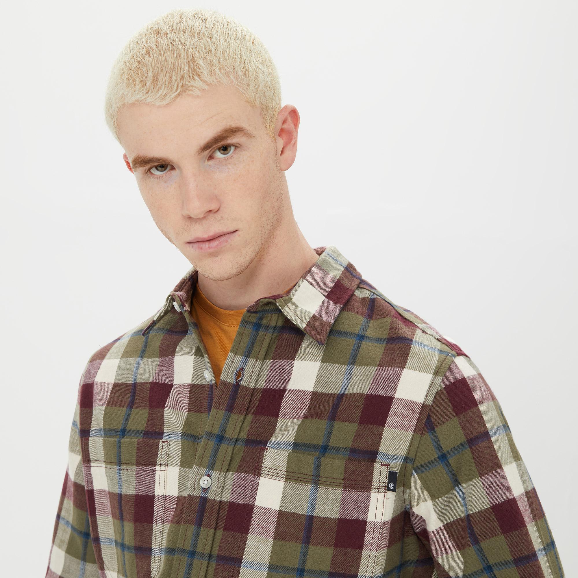 Timberland Ls Windham Heavy Regular Erkek Yeşil Gömlek