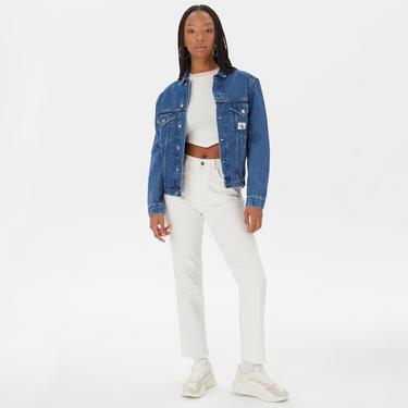 Calvin Klein Jeans Archival Kadın Mavi Ceket
