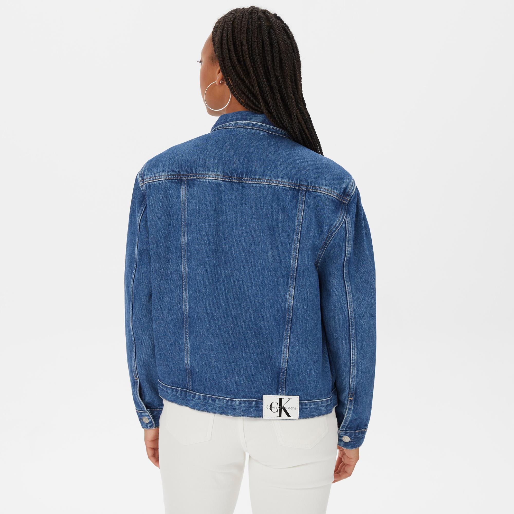 Calvin Klein Jeans Archival Kadın Mavi Ceket
