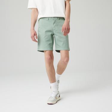  Erkek Slim Fit Yeşil Bermuda Şort