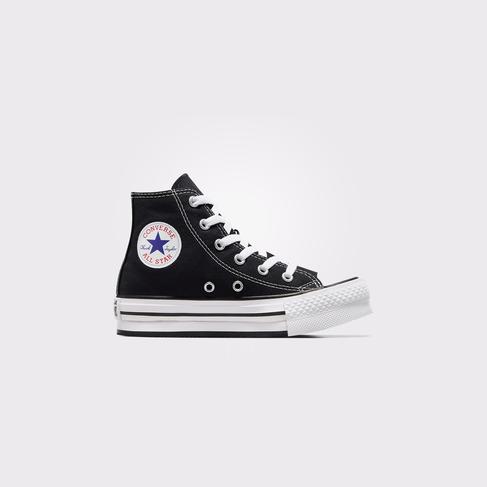  Converse Chuck Taylor All Star Eva Lift Çocuk Siyah Platform Sneaker