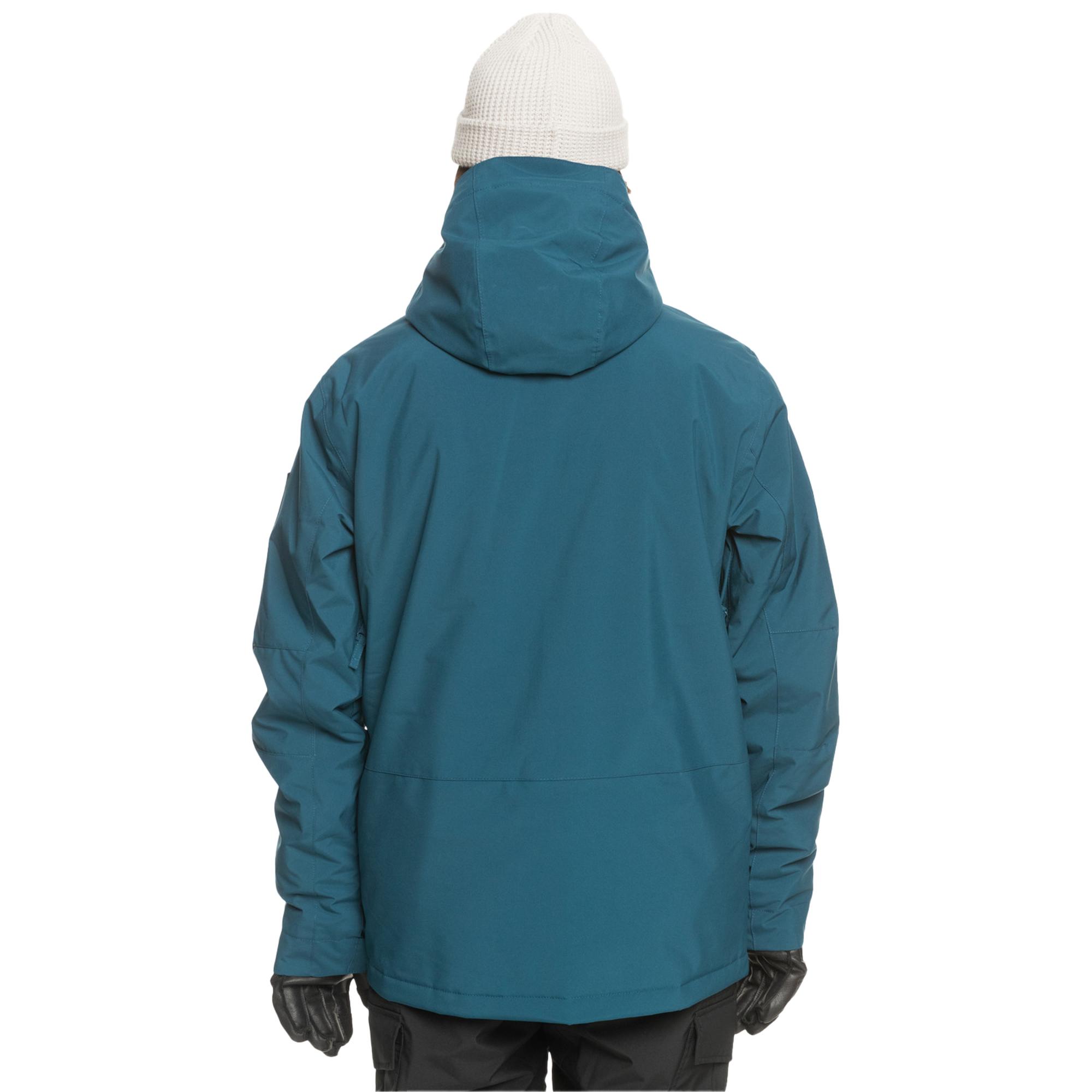 Quiksilver Mission Solid Jk Erkek Mavi Snowboard Ceketi