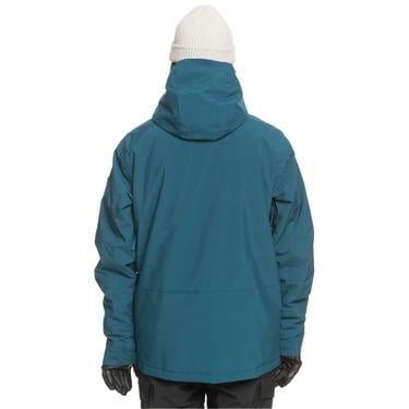  Quiksilver Mission Solid Jk Erkek Mavi Snowboard Ceketi