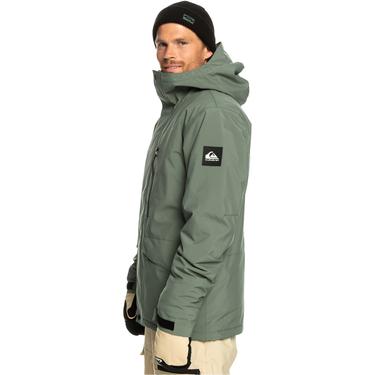  Quiksilver Mission Solid Jk Erkek Yeşil Snowboard Ceketi