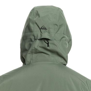  Quiksilver Mission Solid Jk Erkek Yeşil Snowboard Ceketi