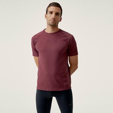  Born Otawa Erkek Bordo T-Shirt