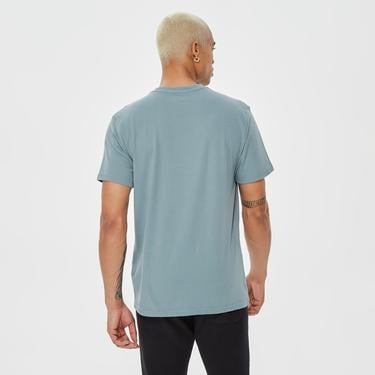  Columbia Basic Big Logo Brushed Erkek Yeşil T-Shirt