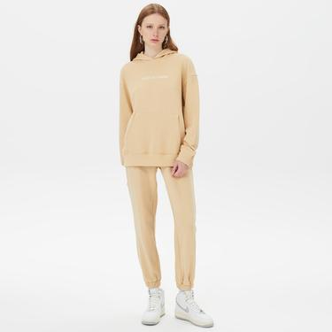  Sorbe Kadın Bej Eşofman Altı