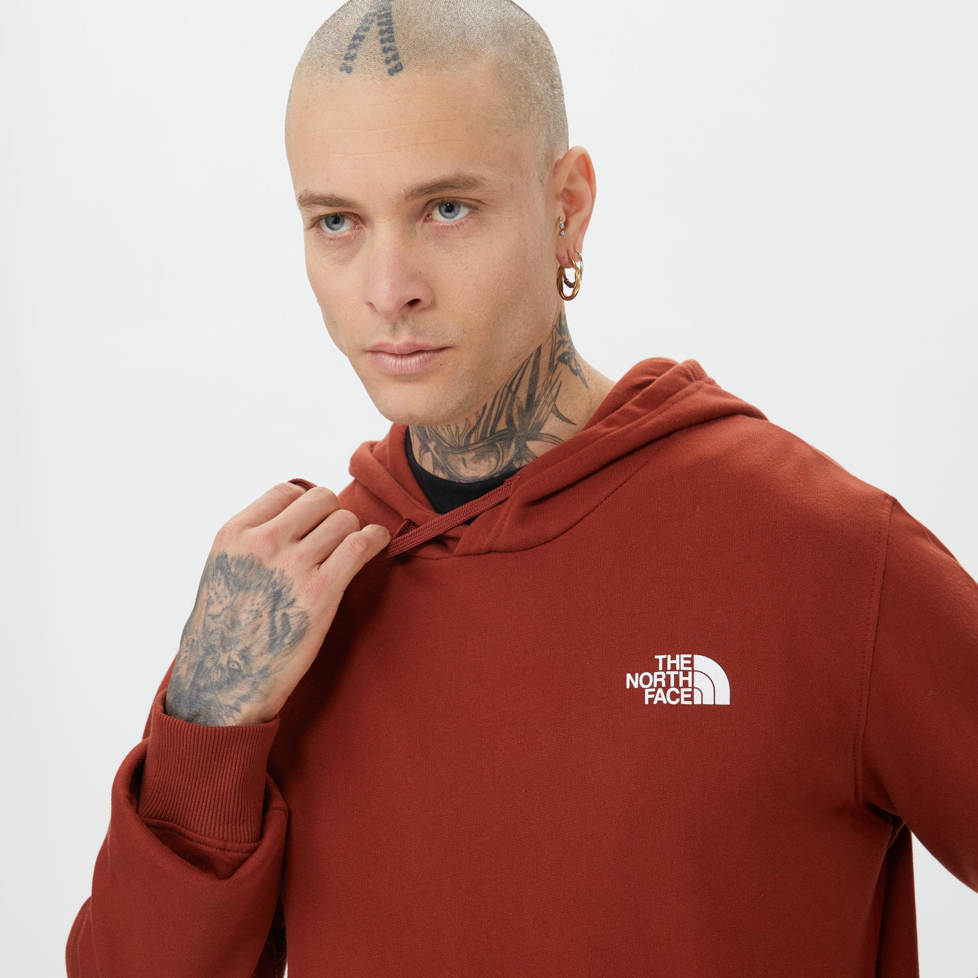 The North Face Seasonal Graphic Hoodie Erkek Kahverengi Sweatshirt