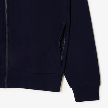  Erkek Regular Fit Fermuarlı Lacivert Sweatshirt