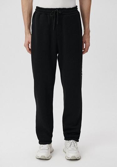  Mavi Mavi Logo Baskılı Siyah Eşofman Altı 0010208-900