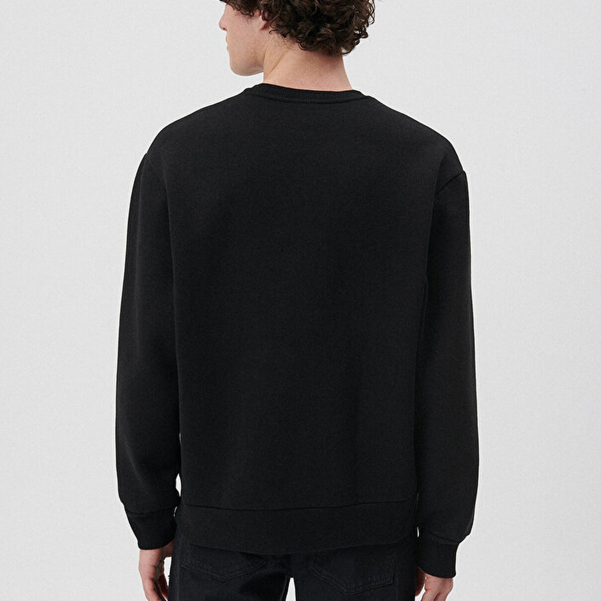 Mavi Mavi Logo Baskılı Siyah Sweatshirt 0611716-900