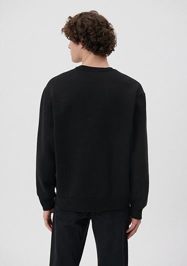  Mavi Mavi Logo Baskılı Siyah Sweatshirt 0611716-900