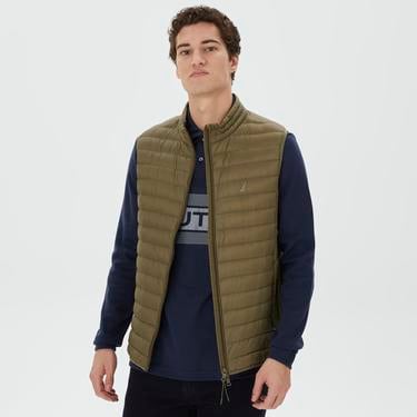  Nautica Erkek Yeşil Standart Fit Yelek